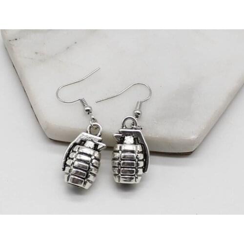 Fashion Charm Military Theme Bullet Pendant Jewelry Lady Earring Gift Jewelry