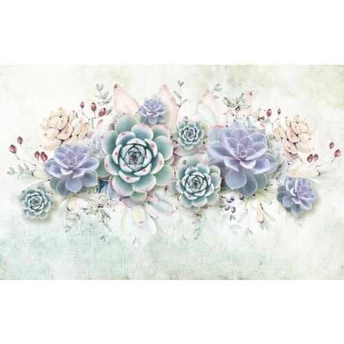 JMINE Div 5D 3d blue Flower Full Diamond Painting cross stitch kits art High Quality Floral 3D paint by diamonds