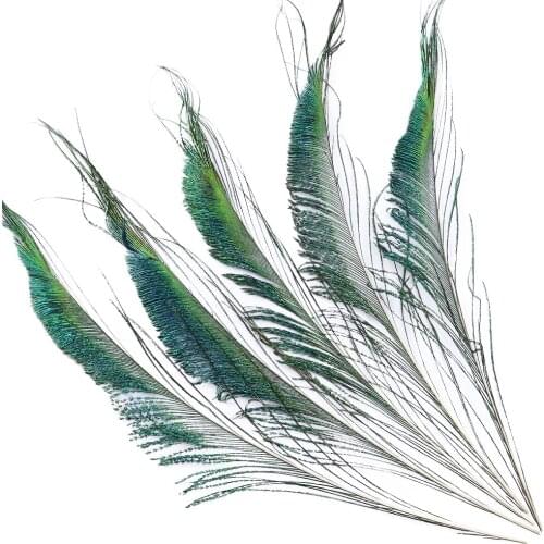 10 PCS Natural Peacock Feathers 30-40 CM High Quality Plumes Wedding Stage Supplies Accessories Carnival Home Decoration Crafts
