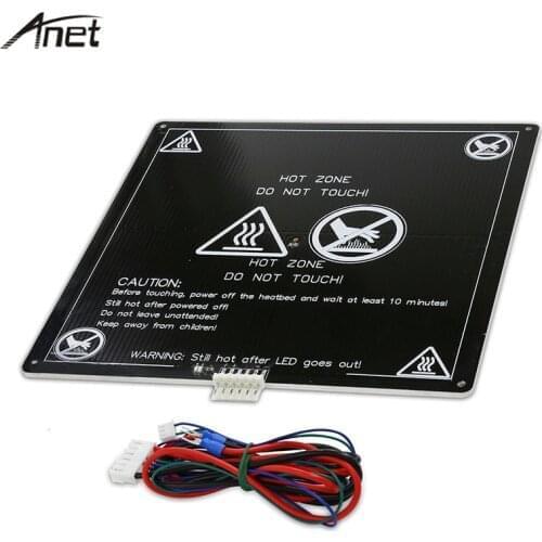 New 12/24V Hot Bed Heatbed Table Platform For Anet 3D Printer A8 A8 Plus A6 E10 E12 E16 220*220mm / 300*300mm