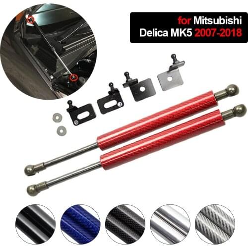 For Mitsubishi Delica 2007-2019 modify Front Hood Bonnet Gas Struts Lift Support gas spring Shock Damper