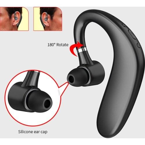Wireless Bluetooth Headsets Unilateral Hanging Ear With Microphone Bluetooth Stereo Headphones With Sports Business Earphones
