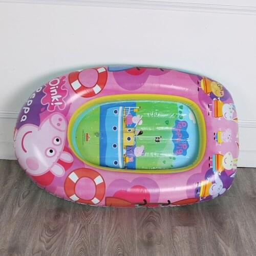 Spot childrens outdoor water boat pvc inflatable small yacht toy inflatable floating row swimming supplies