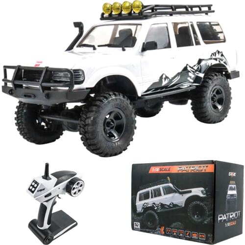 EAZYRC PATRIOT Snow Storm 1:18 2.4G 4WD RC Car Off-road Crawler Vehicle with Intelligent Lighting - RTR Version
