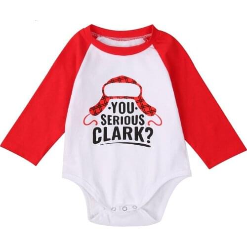 Christmas Newborn Baby Boy Girl Long Sleeve Pring Cotton Romper Jumpsuit Playsuit Baby Clothes 0-18M