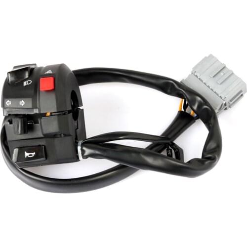 Motorcycle Handlebar Control Switch Far and Near Turn Dangerous Overtaking Signal Light 4-Function Switch For Honda CB500X CB500