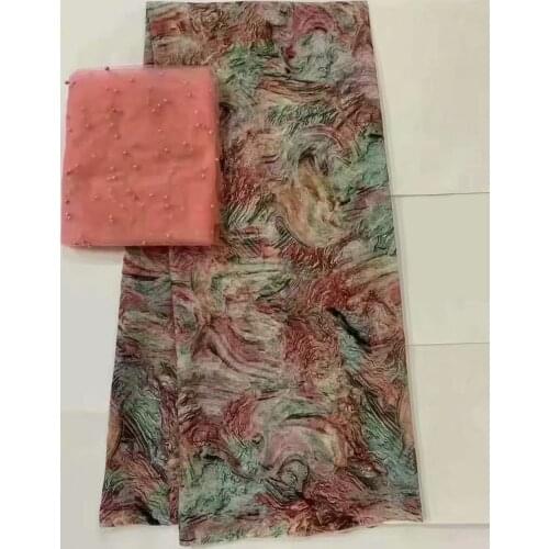 Swiss Lace Fabric African Brocade Fabric 2021 Fashion Embroidery Swiss Voile Lace In Switzerland High Quality With Scarf 7yards