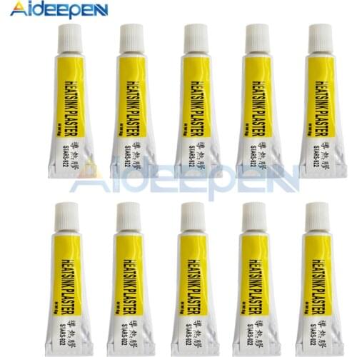 10PCS 5g*10 Star-922 GPU CPU Thermal Silicone Grease Compound Glue Cool Cooling Paste Heat For Heat Sink 50g