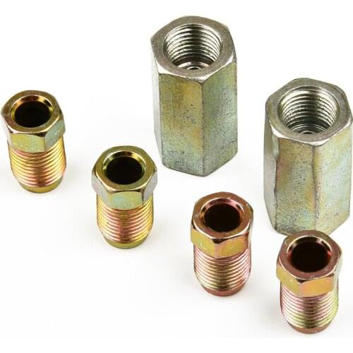 10mm Brake Pipe Connector Female+Male Fittings Accessory M10 Parts Union