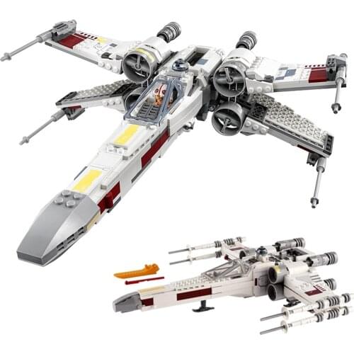 Star Luke Skywalkers X-Wing Fighter Compatible 75301 Building Block Toys for Children Birthday Present Christmas Gifts for Kids