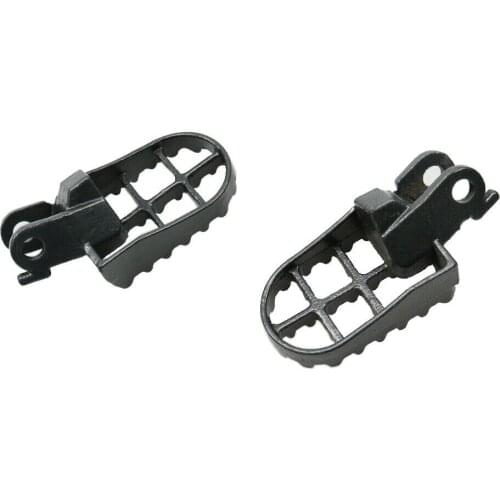 Grey Dirt Bike Sports Steel Foot Pegs For Honda 1991-96 XR250L 1988-1995 XR250R