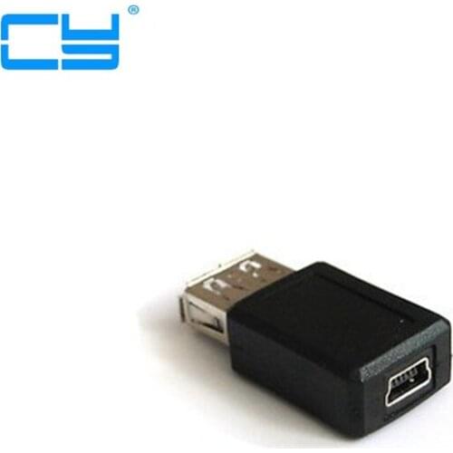 USB A Type 2 0 Female to Mini USB 5pin Female Connector Extension Adapter