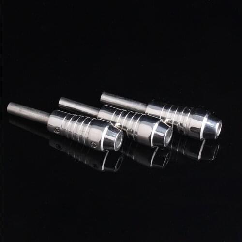 1pc Hot Sales 25mm Silver Professional Stainless Steel Handle Tattoo Grips Supplies