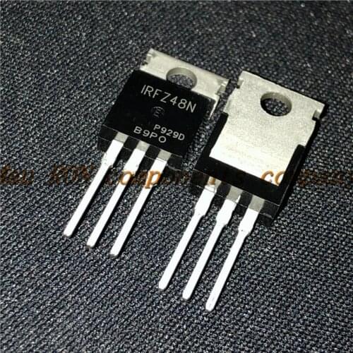 10PCS/LOT IRFZ48N IRFZ48NPBF TO220 55V 64A TO-220 IRFZ48 New original In Stock