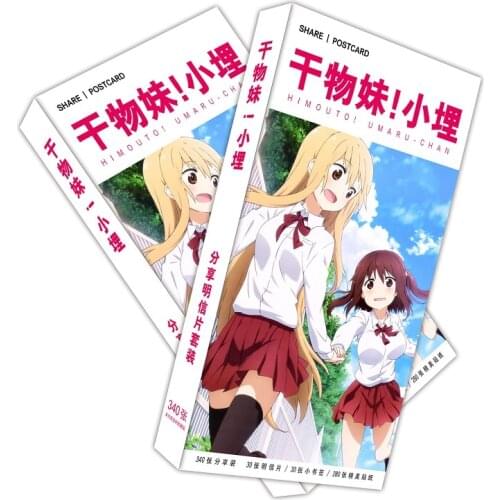 180Pcs/Set Anime Himouto! Umaru-chan Doma Paper Postcard/Greeting Card/Message Card/Birthday Gift Card