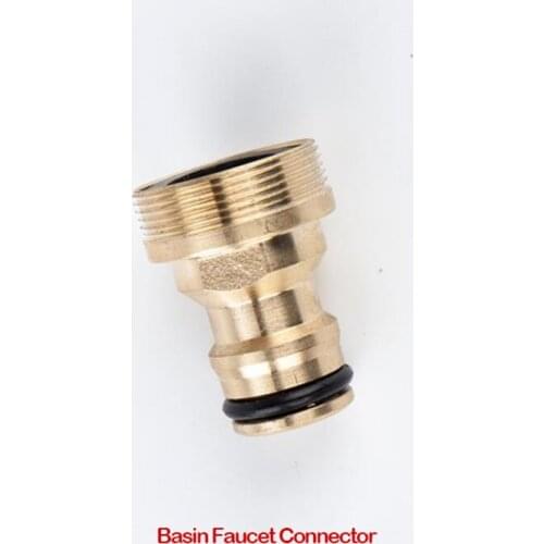 2Pcs/Set Universal Brass Hose Basin Faucet Joint Tap Connectors, Bathroom Garden Outdoor Water Pipe Adaptor Fittings