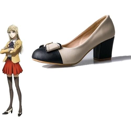 2018 New Anime Hakata Tonkotsu Ramens Lin XianMing Cosplay Shoes Japanese High School Faux Leather Shoes Custom Made