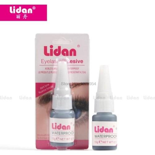 50pcs 1 Bottle False Eyelash Glue Set Fast Drying Glue Professional Adhesive for False Eyelashes Extension Glue 15ml Followers