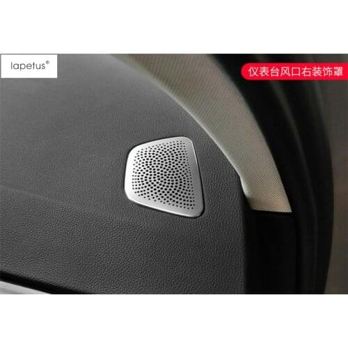 Lapetus Accessories Fit For BMW 5 Series G30 530I 2017 - 2021 Air Conditioning AC Vents Frame Cover Trim Dashboard Air Outlet