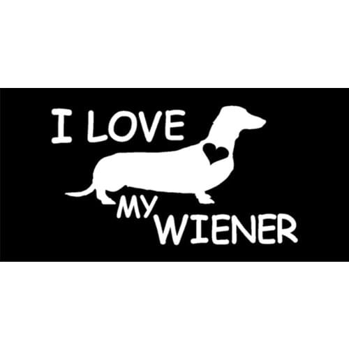Black and white Dackel I love My Viennese dog Beach Shower towel Microfoam Wine Weenie Dogs Puppies gift Pet Christmas gift