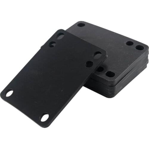 Hot sale Skateboard Riser Pads Longboard Rise Pads Soft Longboard Shockpads 3-6mm