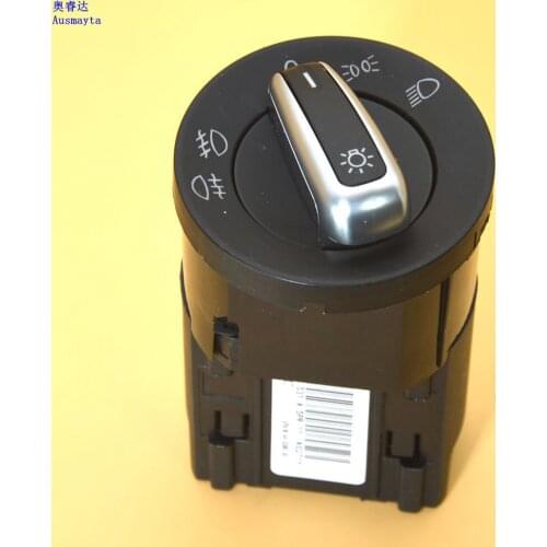 OEM Chrome Euro Headlight Headlamp Fog Lamp Knob Switch Control For Golf 4 GTI Mk4 Bora Passat B5 B5.5 3BD 941 531 3BD941531