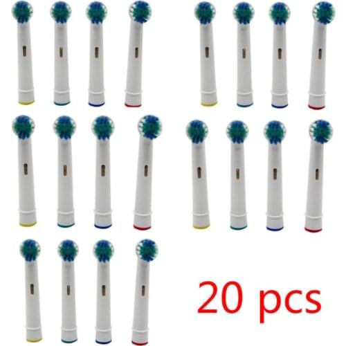 NEW Fashion Tooth brushes Head Electric Toothbrush Replacement Heads Oral Vitality EB17-4 Oral Hygiene 20Pcs Toothbrushes Head