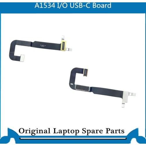New 821-00077-A I/O USB-C Board Flex Cable for Macbook 12 inch A1534 Type-C Connector DC-JACK PORT 201５