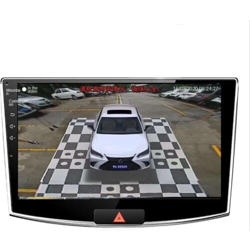 3D 360 degree panoramic vehicle traveling data recorder light night vision driving auxiliary parking video monitoring