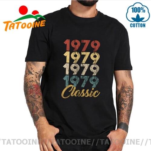 Tatooine Retro 70s Brand Clothing Vintage Classic 1979 T Shirt man Birthday Born in 1979 T-Shirt Funny 1979 Birth Year Tee shirt