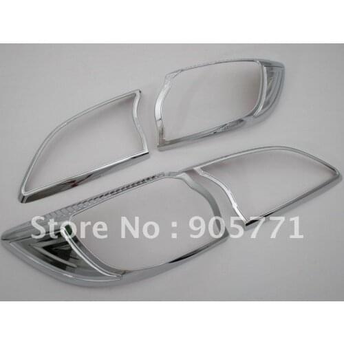 High Quality Chrome Tail Light Cover for Mazda 3 2010 Up Hatchback free shipping