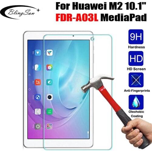 9H Tempered Glass For Huawei M2 Lite 10.1 inch FDR-A01W FDR-A03L Tablet Screen Protector For Huawei T2 Pro 10 Protective Film