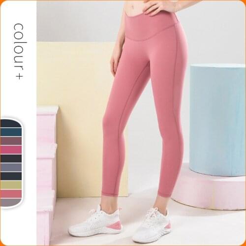 New Women Yoga Pants High Waist Put Hip Bubble Butt Seamless Leggings Gym Sports Workout Energy Tights Slim Breathable Leggings