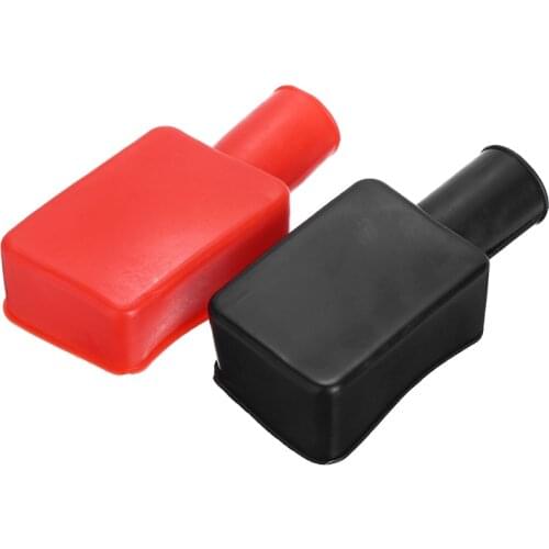 1 Pair Durable Battery Terminal Car Connectors Stable Positive And Negative Boat Clamps Replacement Auto Protect Tool Covers