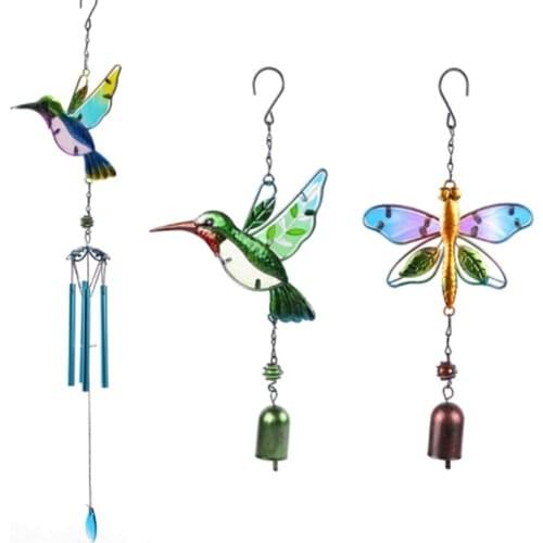 100%Brand New Bird Wind Chime For Wall Window Door Wind Bell Hanging Ornaments Beautiful Shape And Beautiful Sound Perfect Gift