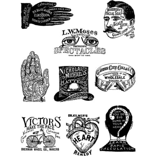 2021 New Gentleman Human Figure Words Clear Stamps Sets Hand and Heart Scrapbooking For Crafts Card Making no Metal Cutting Dies