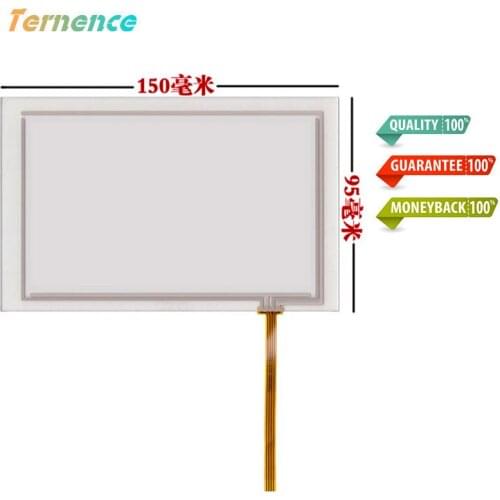 6''inch Touch screen for 150mm*95mm car touch screen upgrade car dvd navigation handwriting panel Glass screen Free shipping