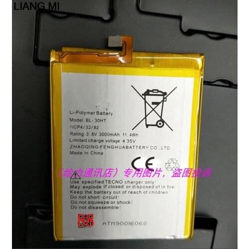 3000 mah BL-30HT cell phone battery for TECNO with Repair Tools