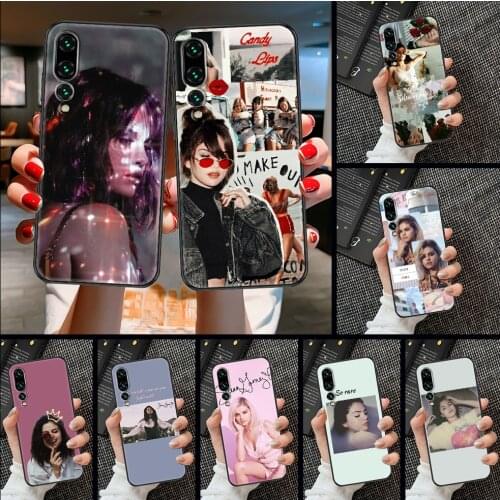 Selena Gomez Phone case For Huawei P Mate P10 P20 P30 P40 10 20 Smart Z Pro Lite 2019 black soft hoesjes art Etui silicone