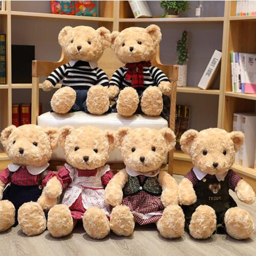 55 Cm Children’s Cute Plush Toy Bear Doll Soothing Doll Doll Pillow Baby’s Favorite Birthday Christmas Gift Free Shipping