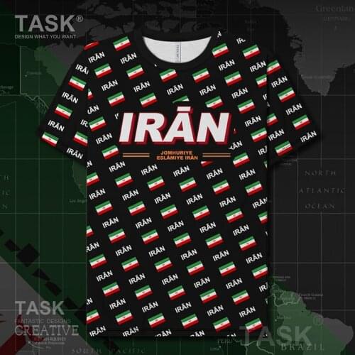Islamic Republic of Iran Persia IR Iranian Quick Dry t shirt Breathable Sportswear tracksuit Running mens tops summer clothes