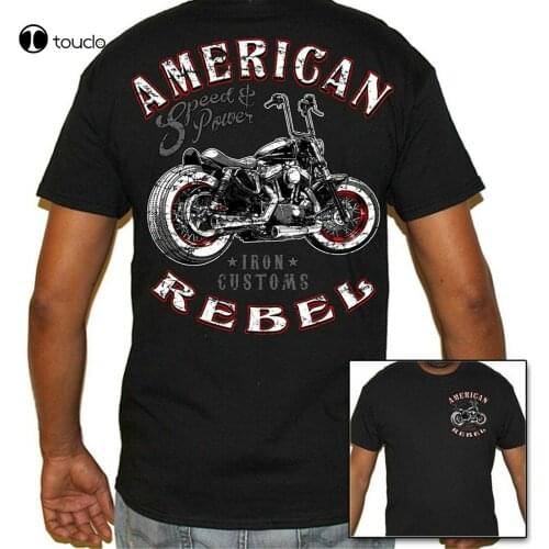 American Rebel Speed & Power T Shirts, Biker T Shirts, Motorcycles Cool Style