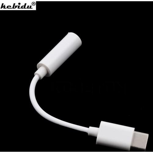 Kebidu New Hot USB Type C to 3.5mm Earphone Headset Speaker Cable Converter Audio Adapter For Letv LeEco Le2 Max2 Le 2