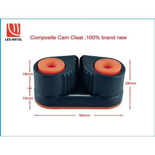 Composite 2 Row Matic Ball Bearing Cam Cleat Pilates Equipment Marine Boat Fast Entry Rope Wire Fairlead Sailing Sailboat