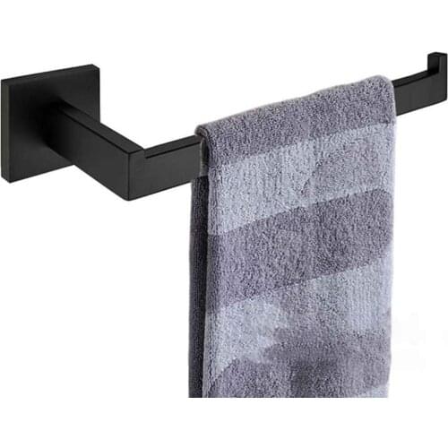 Towel Racks Square Kitchen Bathing Towel Rack Single Body Washrag Bar Hanger Washcloth Rail Shelf Stainless Steel Towel Racks