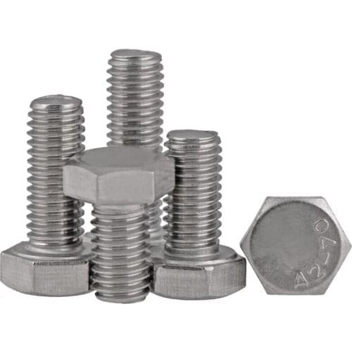 M16-1PCS 304 Stainless Steel Hexagonal Screw /DIN931 Bolt M16*30/35/40-150mm