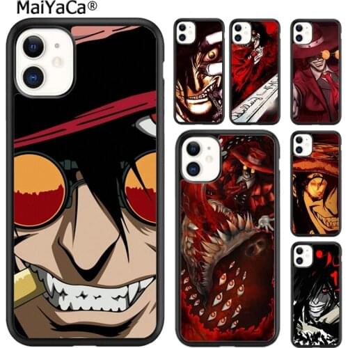 MaiYaCa Anime Hellsing Alucard Phone Case Cover For iPhone SE 6 6s 7 8 plus X XR XS 11 12 pro max Samsung Galaxy S8 S9 S10 shell