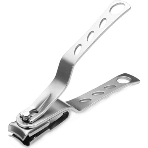 Mayitr 1pc Professional Stainless Steel Nail Clipper Trimmer Cuticle Rotatable Nail Cutter Finger Toe Manicure Tool