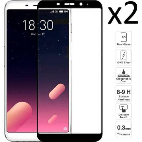 Meizu M6s, Set 2 pieces tempered glass screen protector ant