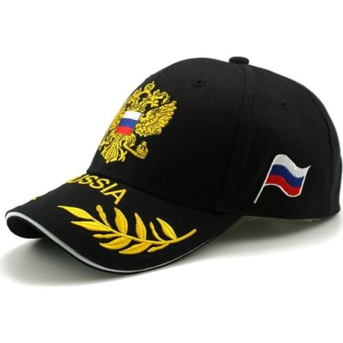 Fashion Russia Flag Baseball Cap Letter Embroidered Outdoor Sports Sun Visor Mens Womens Cap Adjustable Casual Baseball Caps